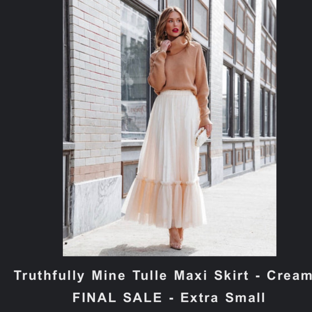 Tulle skirt